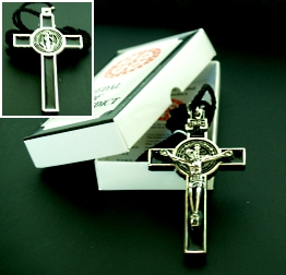 St. Benedict Crucifix Pendant (black)