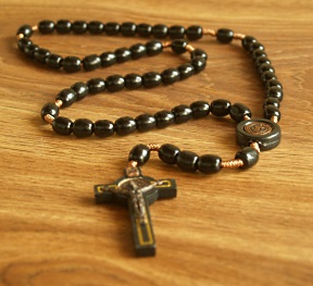 Wooden St. Benedict Rosary